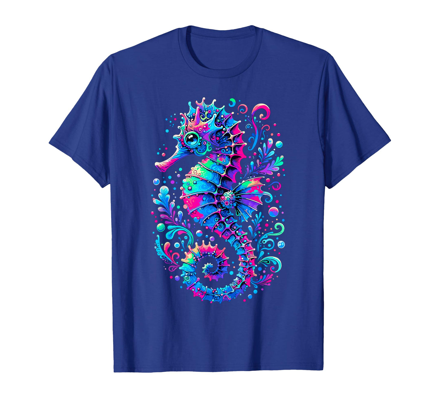 Seahorse Ocean Animal Colorful Underwater Seahorse T-Shirt