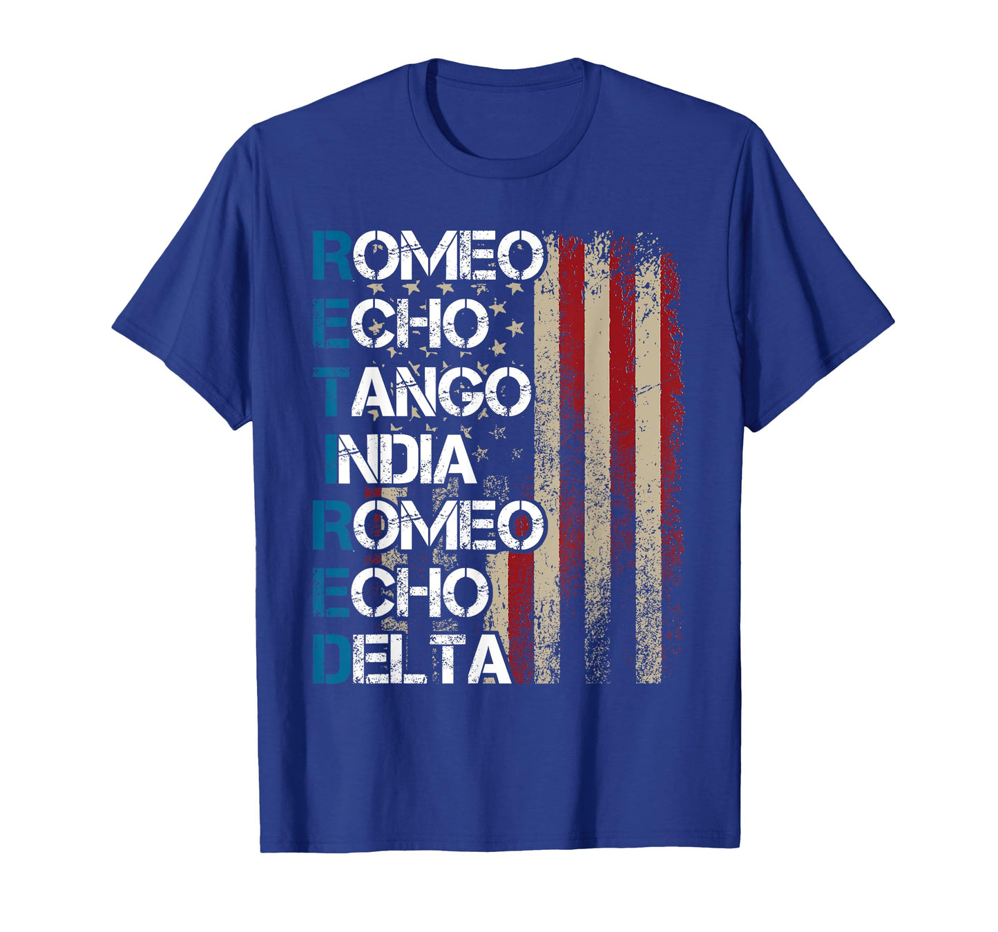 Phonetic Alphabet Retired Veteran Retirement Army Military T-Shirt