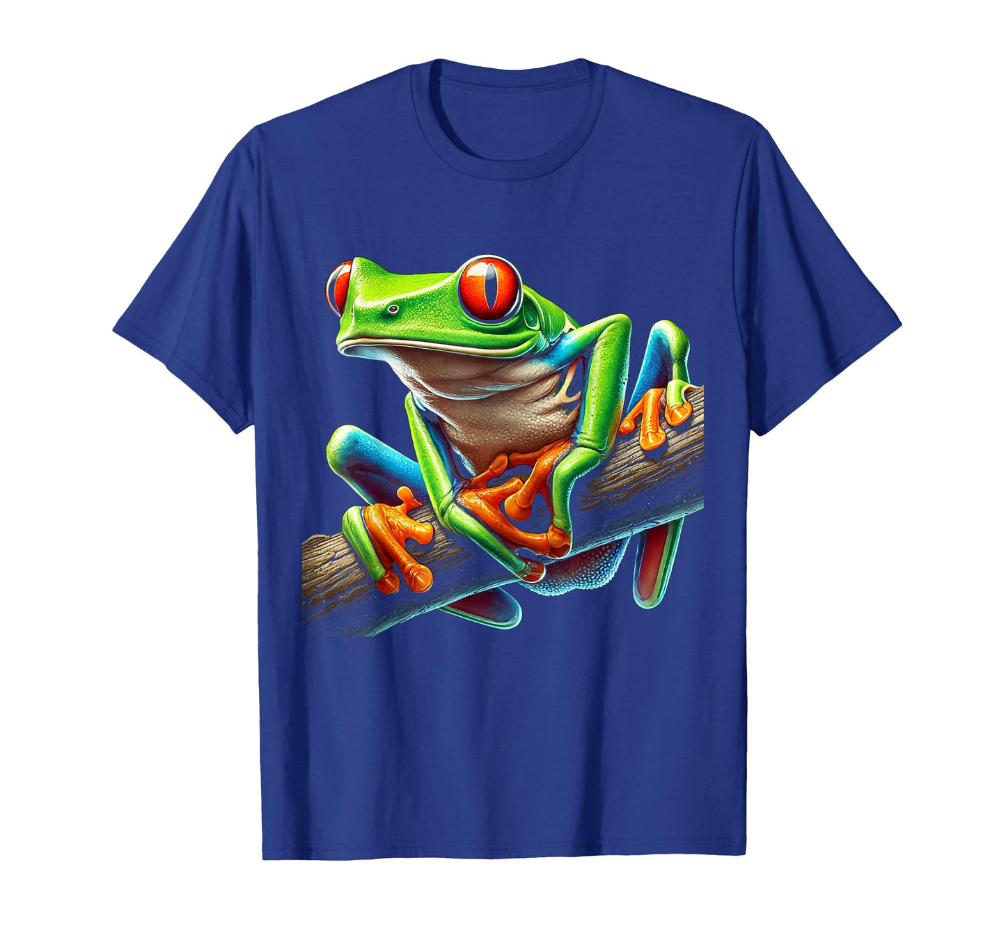 Green Body Red Eyed Tree Frog Rainforest Amphibian tee T-Shirt