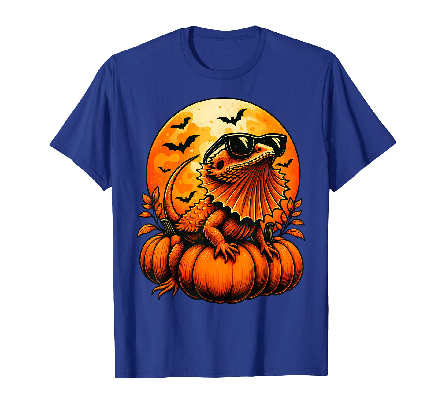 Cute Bearded Dragon Pumpkin Halloween Fall Autumn Season T-Shirt