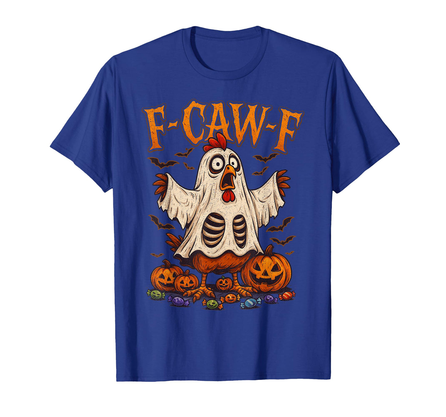 F-Caw-F Funny Chicken Humor Quote Rooster Meme Halloween T-Shirt
