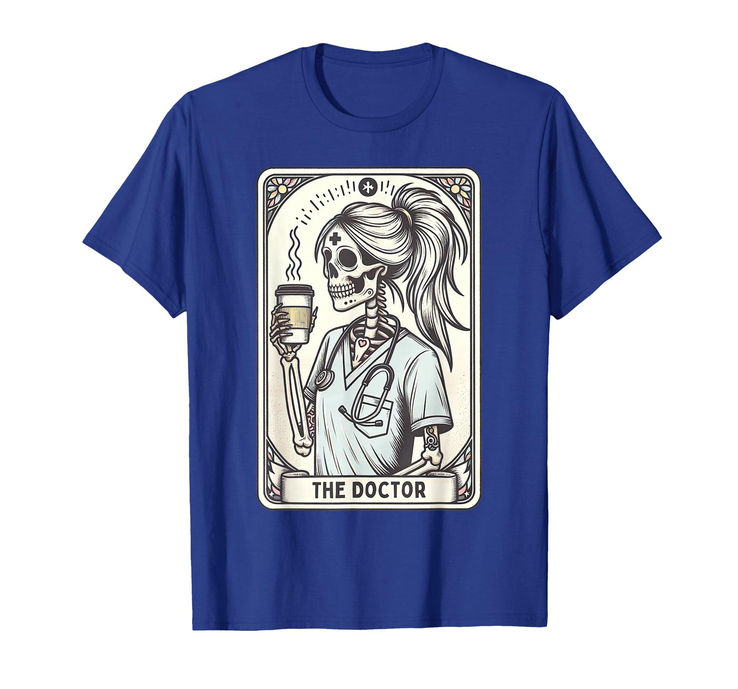 Doctor Tarot Card Skeleton RN Nursing Future Dr Witchy T-Shirt
