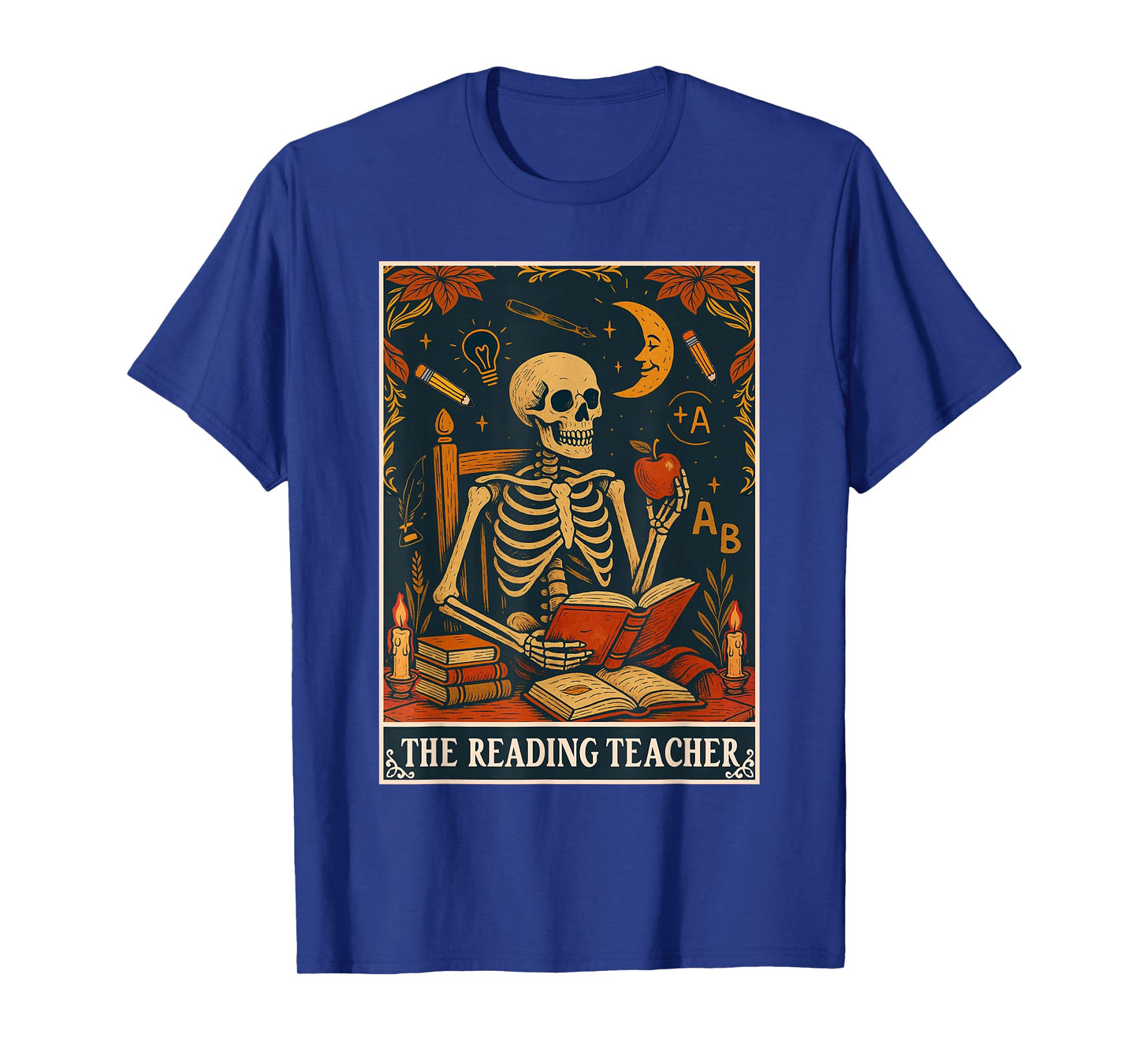 The Reading Teacher Tarot Card Science of Reading Literacy T-Shirt