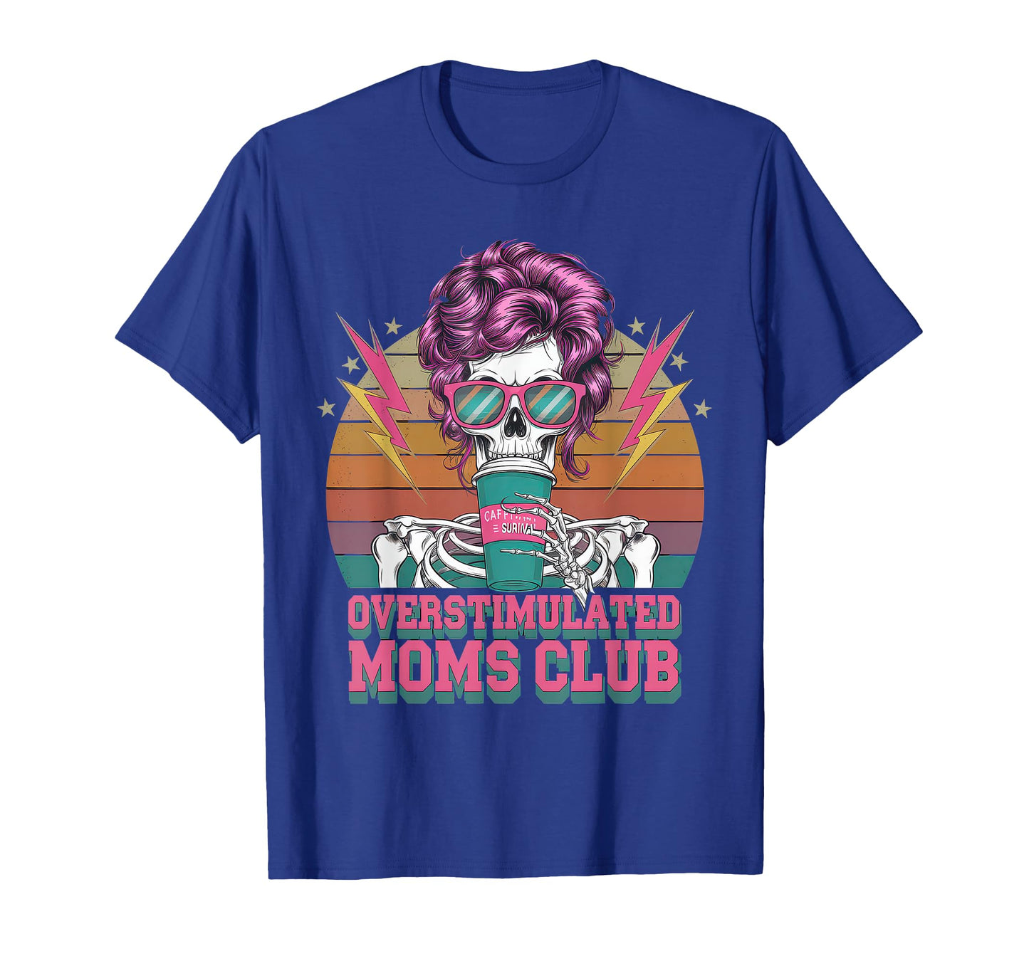 Overstimulated Moms Club Tshirt Mom Depression Mental Health T-Shirt
