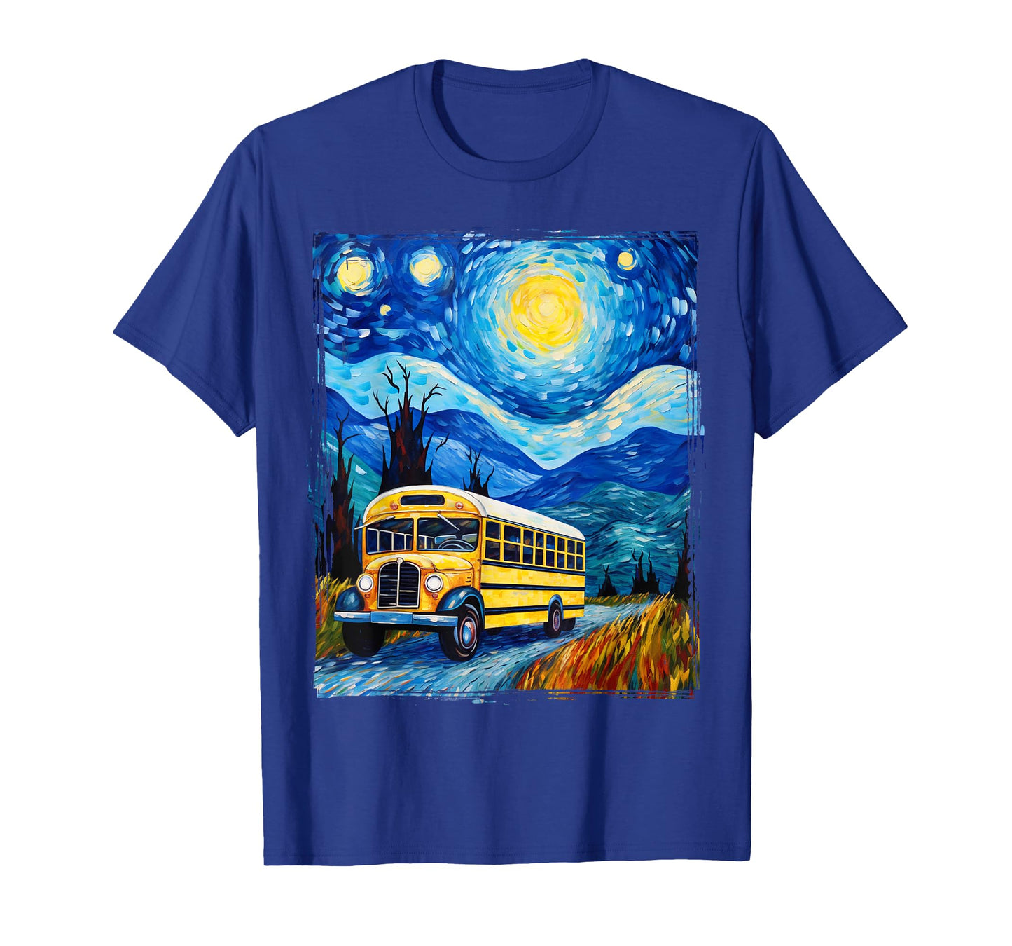 School Bus Driver Art T-Shirt