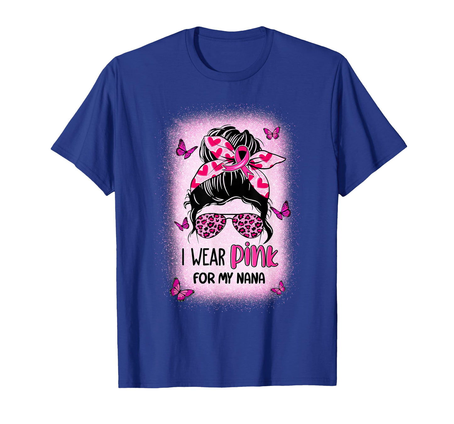 I Wear Pink For My Nana Breast Cancer Awareness T-Shirt