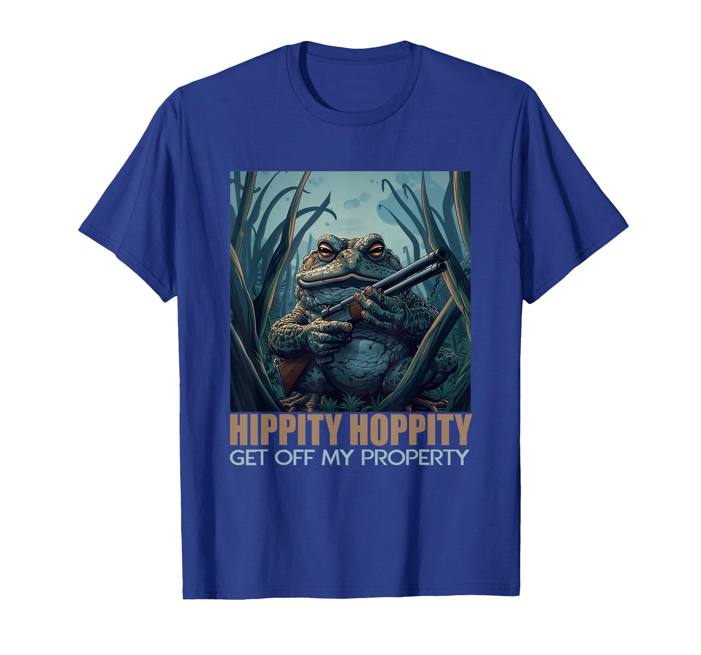Funny Frog With Gun T-Shirt
