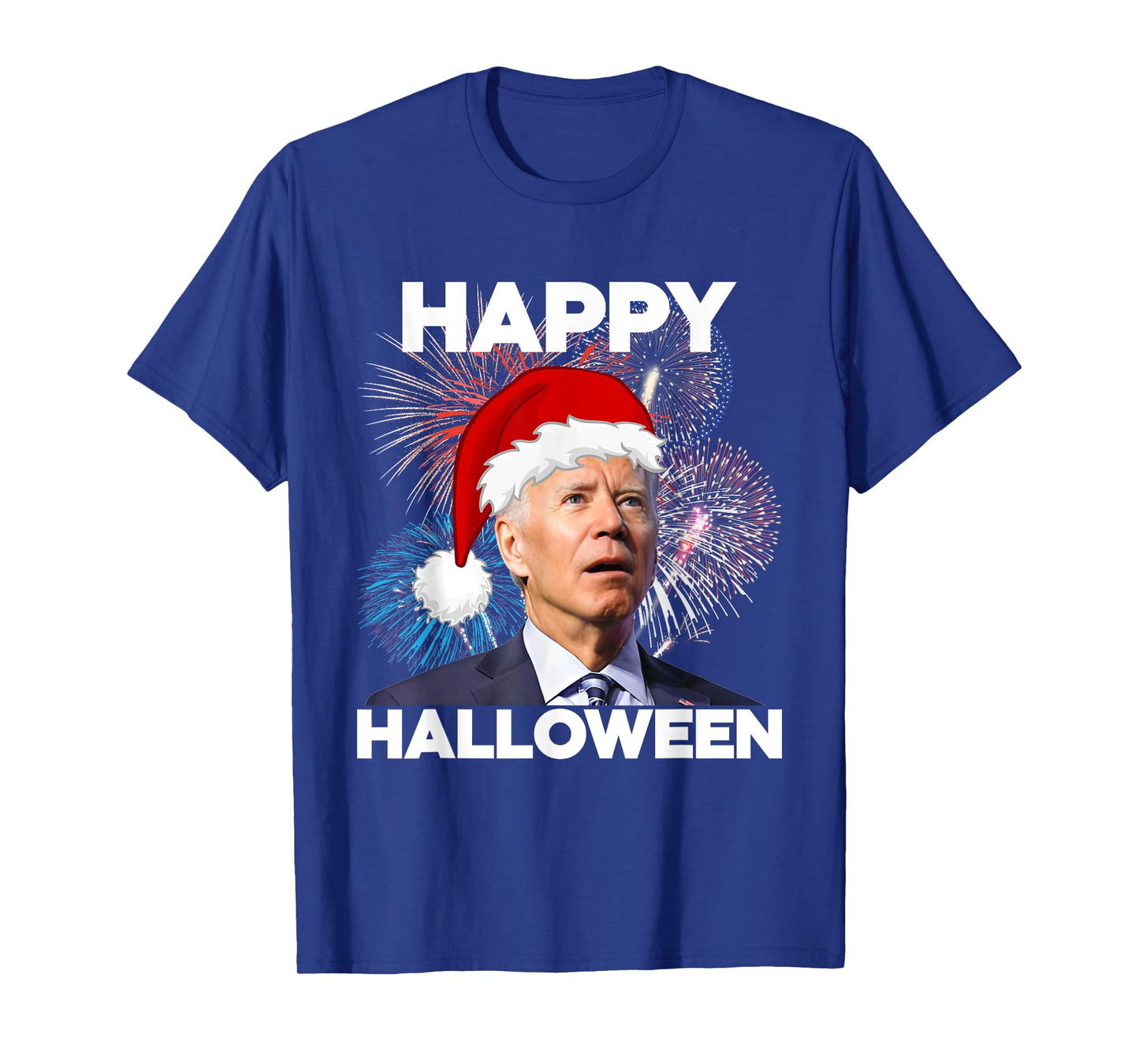 Funny Joe Biden 4th Of July Happy Halloween American US Flag T-Shirt