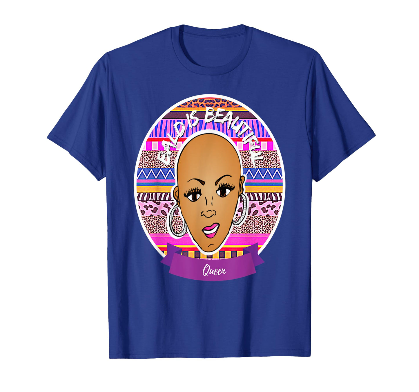 Bald is Beautiful Queen Tshirt T-Shirt