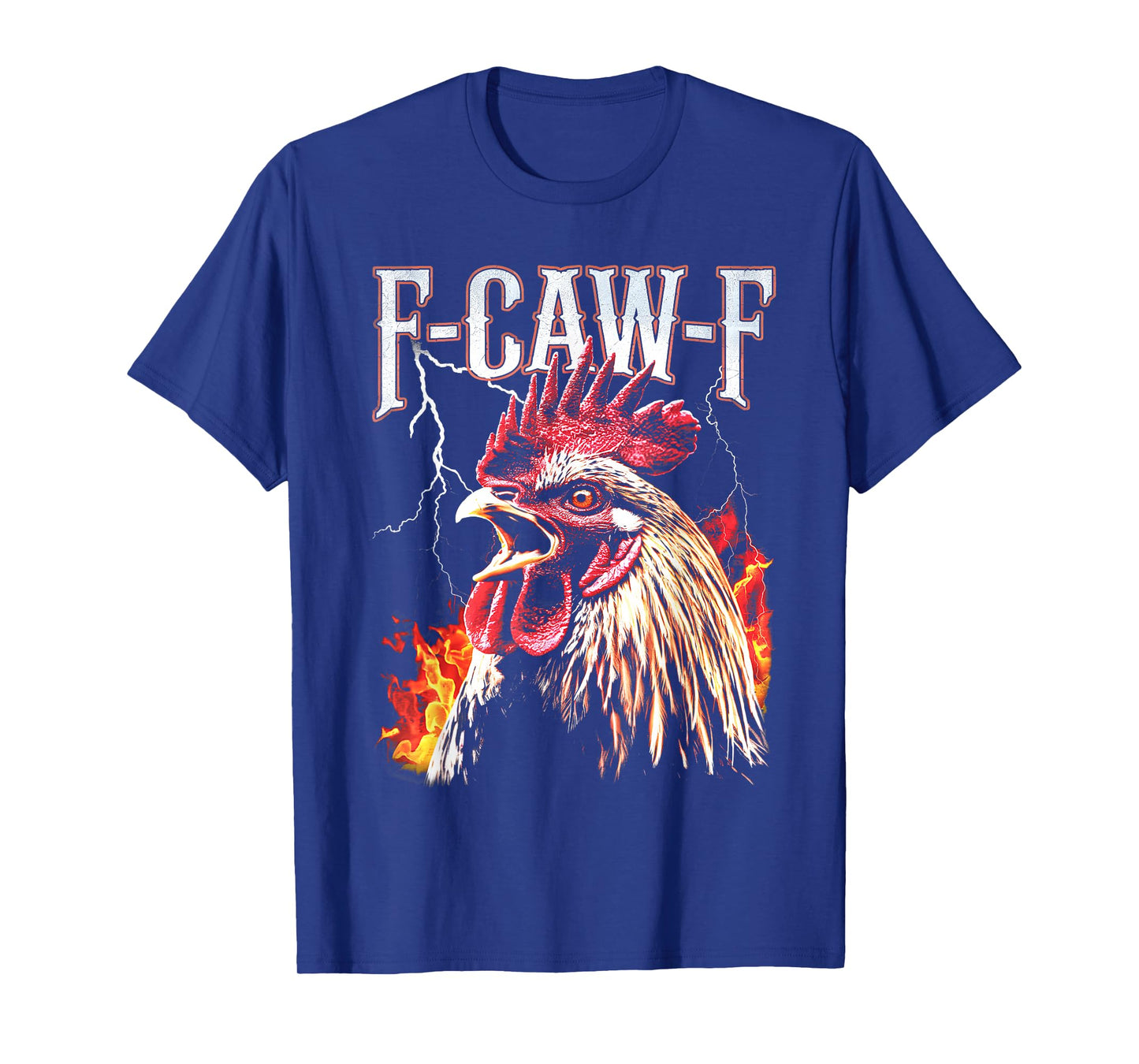 F-Caw-F Chicken Bootleg FCawF Rooster Meme 90s T-Shirt