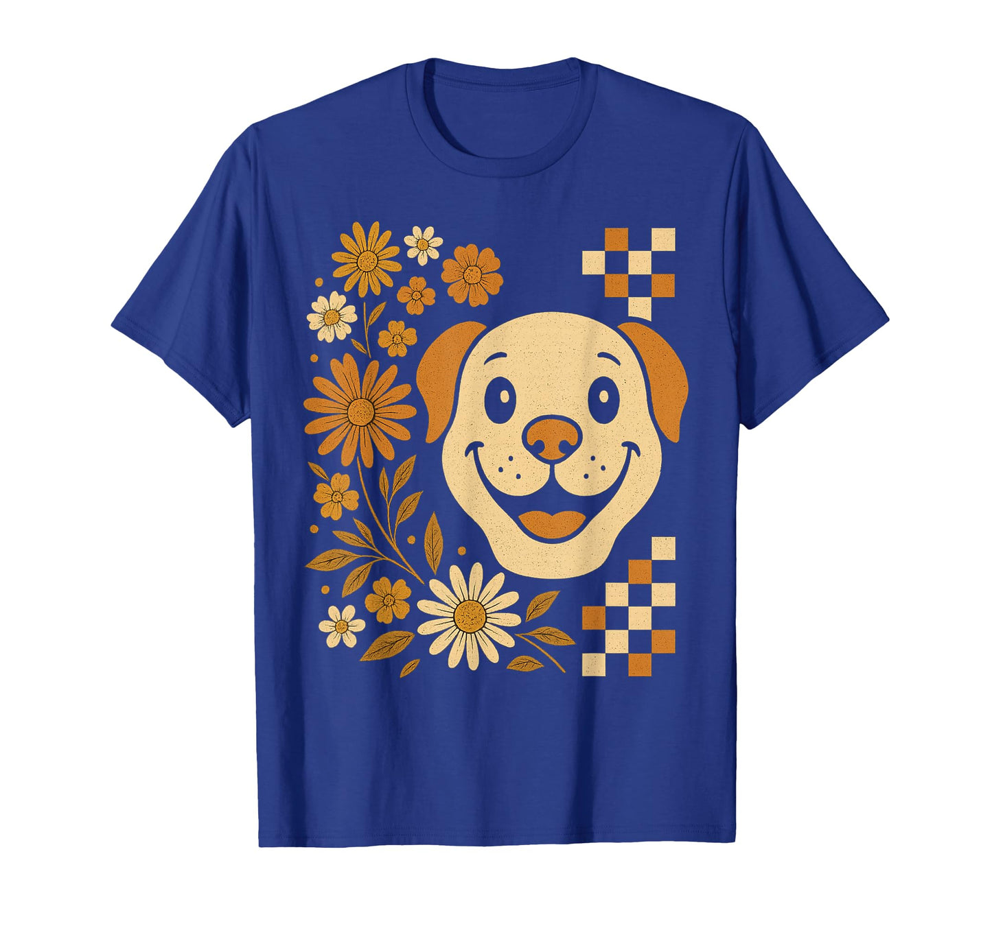 Funny Dog Halloween Floral Spooky Season Funny Fall Vibes T-Shirt