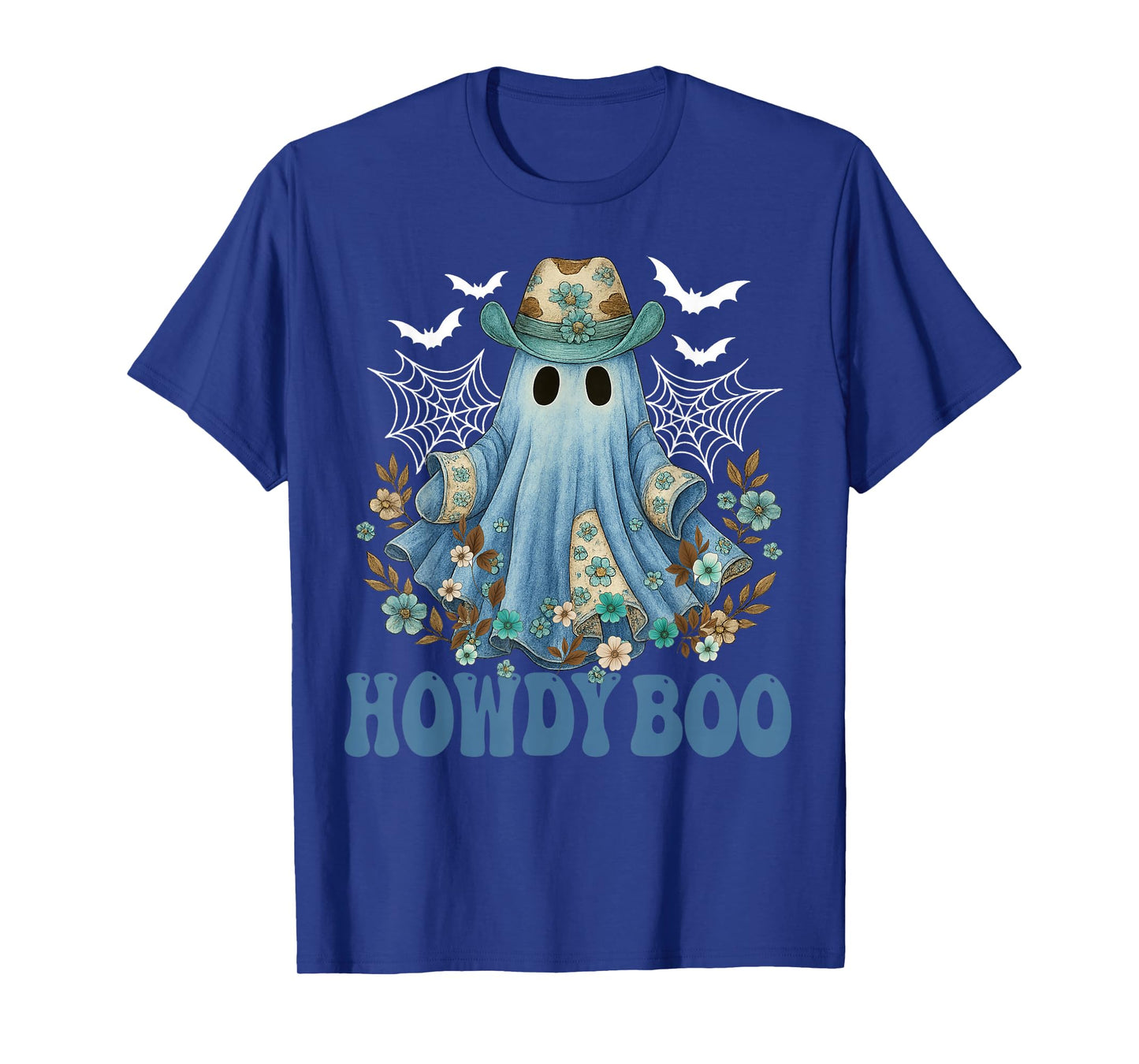 Retro Howdy Boo Cowboy Western Halloween for Men Women Kids T-Shirt