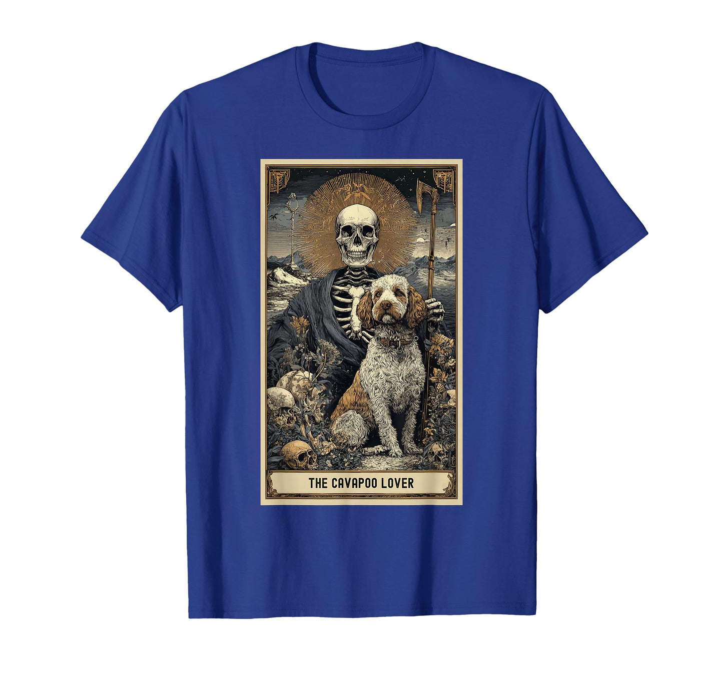 Cavapoo Lover Owner Tarot Card Easy Last Minute Halloween BD T-Shirt