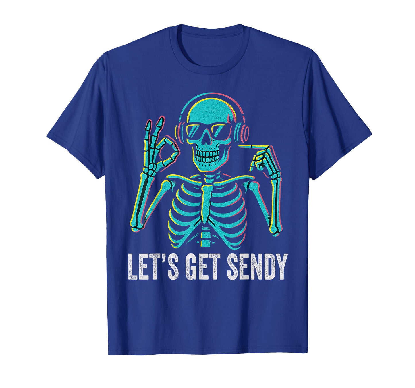67 Emote Skeleton Six Seven Let's Get Sendy 67 Meme Funny 67 T-Shirt