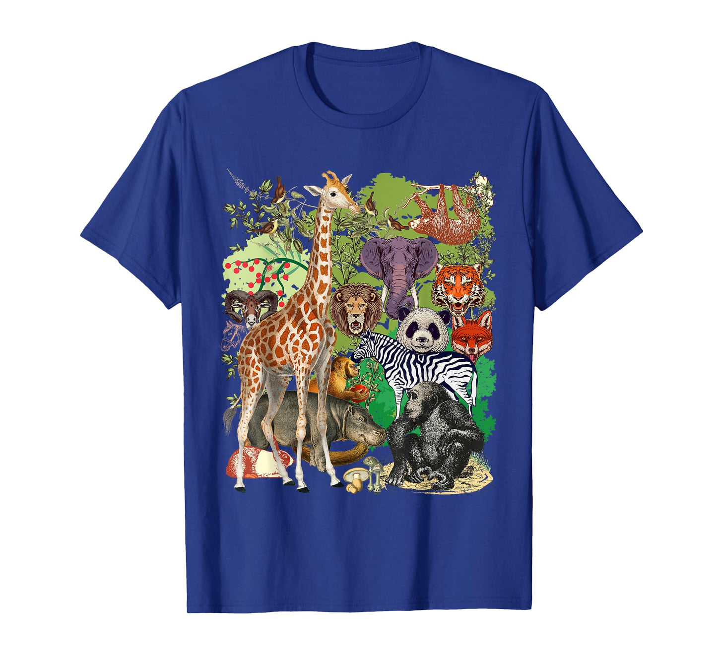 Jungle Animal Wildlife Safari Zoo Theme Forest Wild Animals T-Shirt