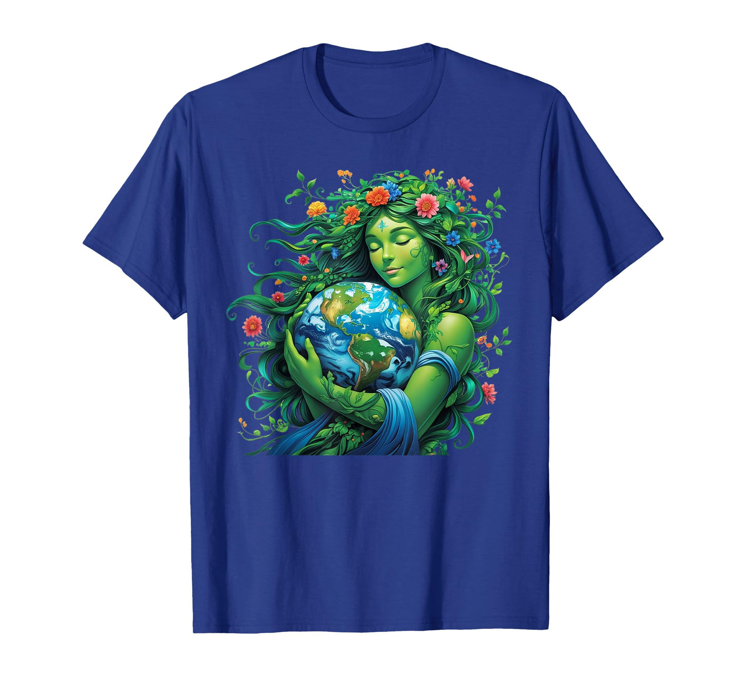 Green Mother Nature Earth Day Earth Mother Planet Nature T-Shirt