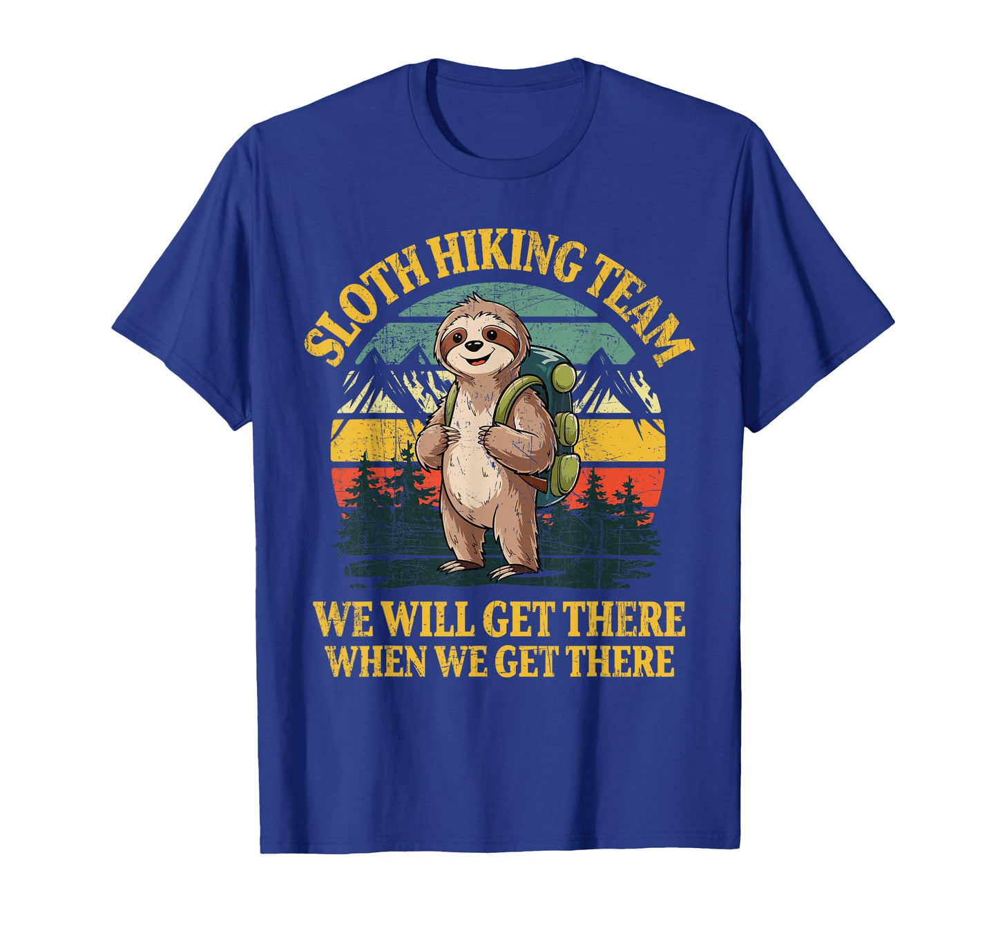 Funny Sloth Hiking T-Shirt