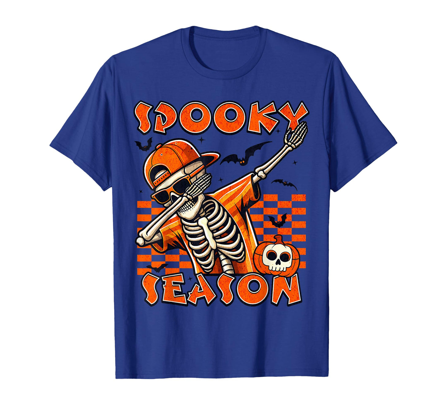 Halloween Spooky Season Cool Dabbing Skeleton T-Shirt