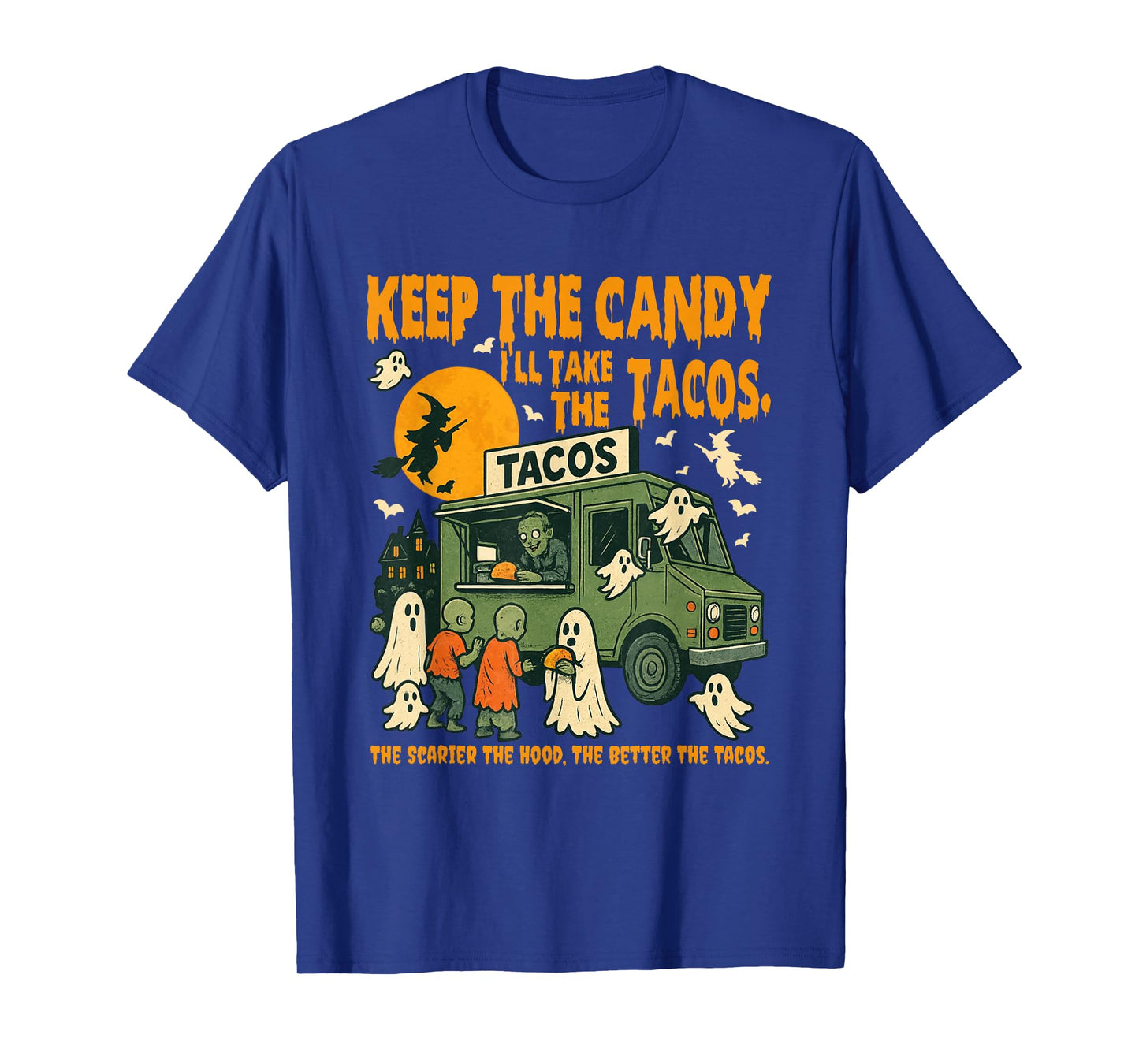 Keep The Candy I'll Take Taco Funny Boo Ghosts Eating Taco T-Shirt