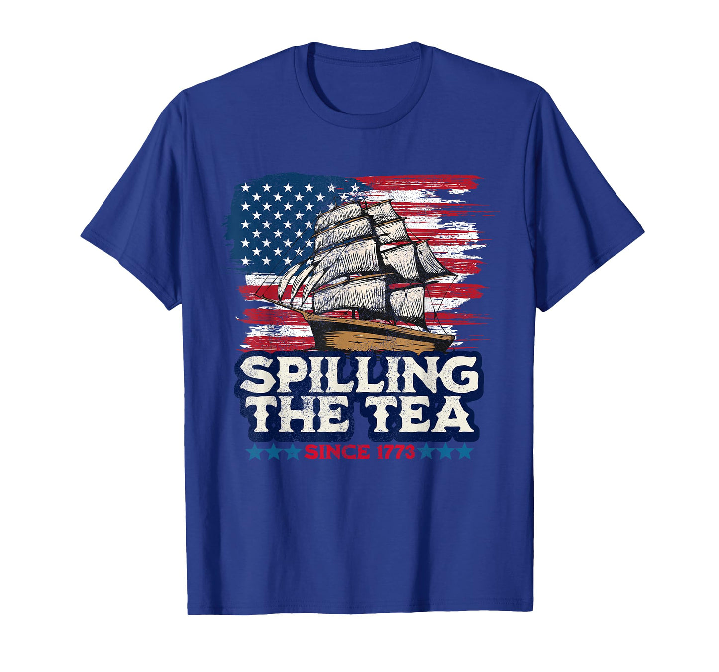 Funny US History Teacher Boston Spilling The Tea Since 1773 T-Shirt for Men Women Girls Kids