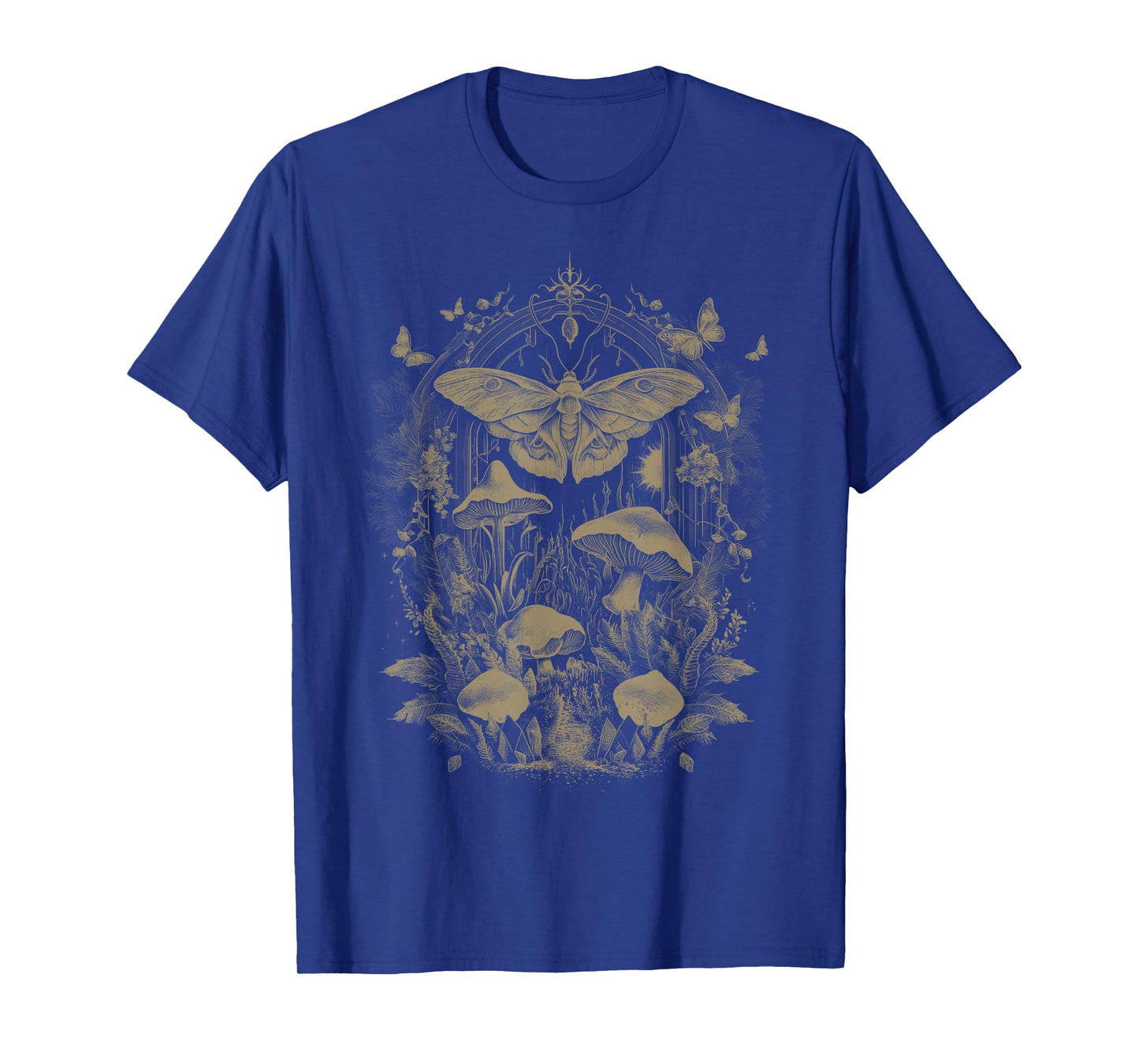 Cute Fairycore Moth Grunge Aesthetic Floral for Girls Women T-Shirt