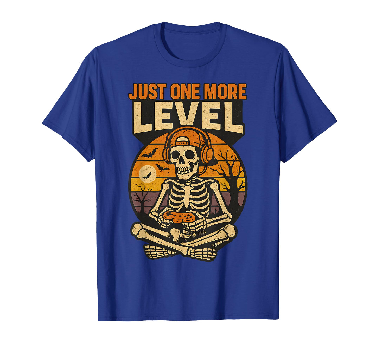 Funny Video Game Halloween Skeleton Gamer Costume Men Boys T-Shirt