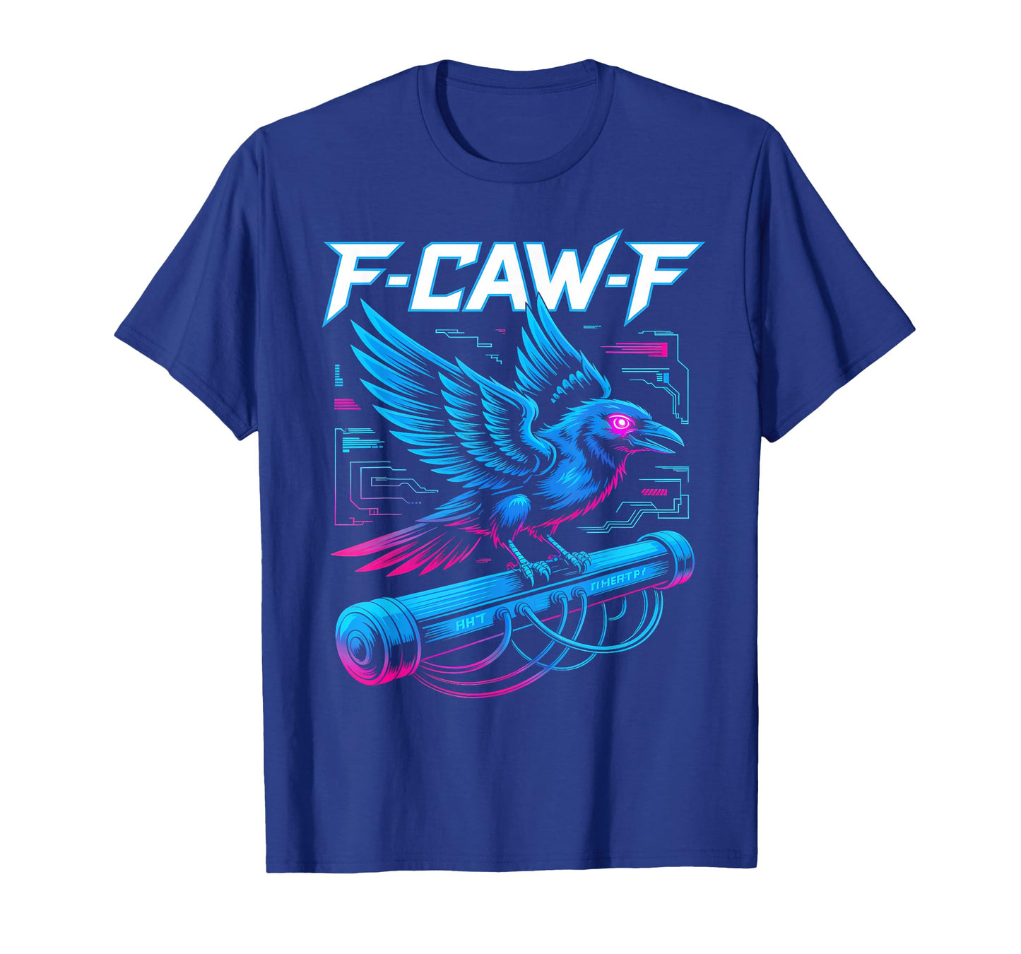 F-Caw-F Crow Cyber Accent Embrace T-Shirt