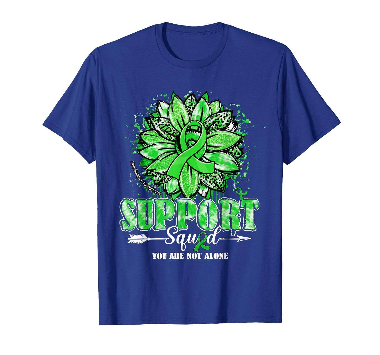 Sunflower Support Squad Non-Hodgkin Lymphoma Awareness Gifts T-Shirt