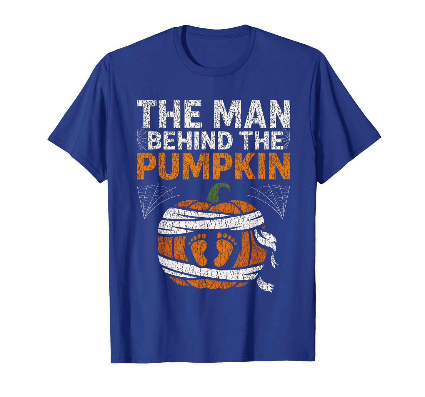 Pregnancy Announcement Dad Pumpkin Halloween Costume Funny T-Shirt