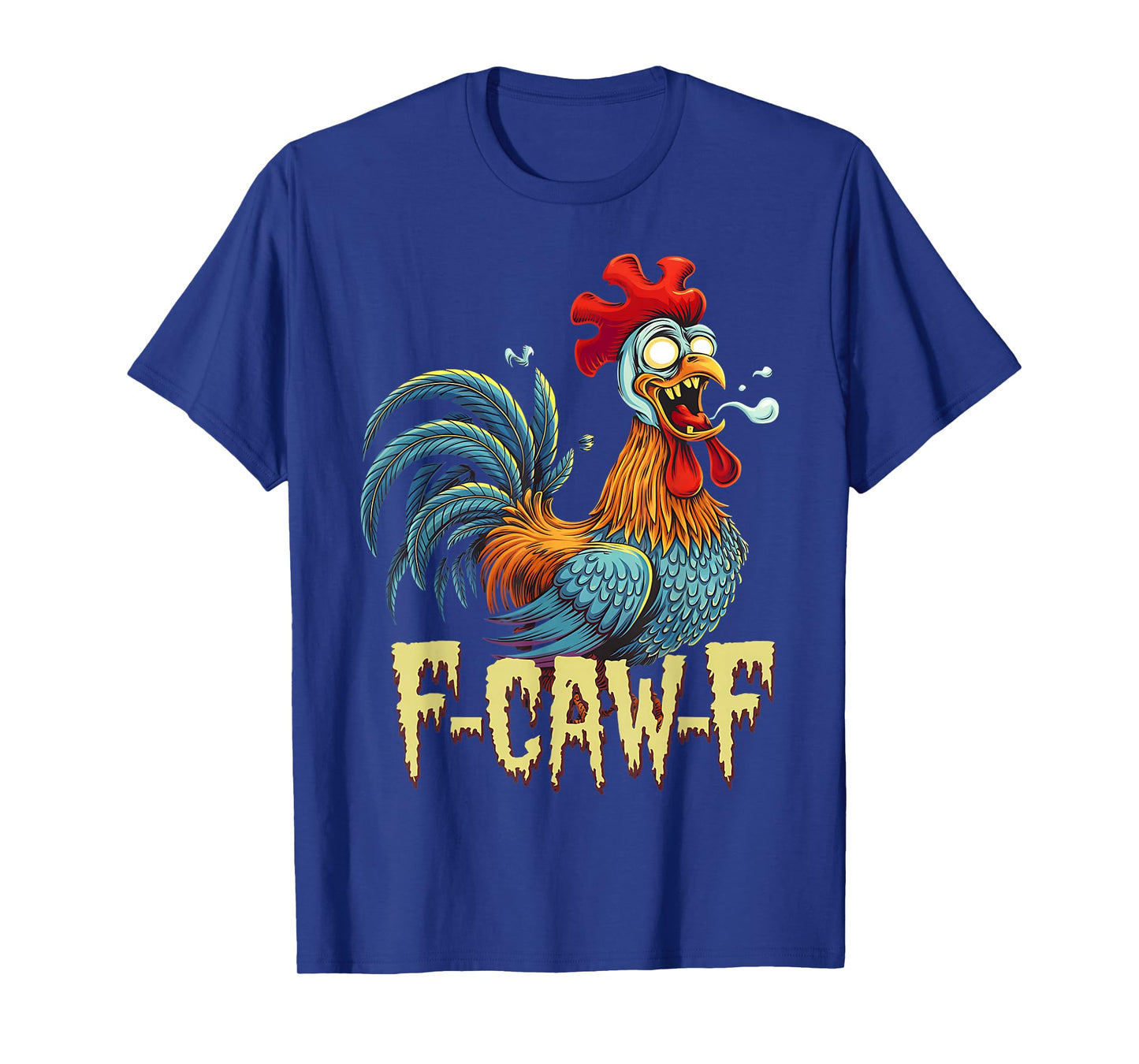 Zombie Chicken Funny Scary Rooster Halloween Horror F-CAW-F T-Shirt