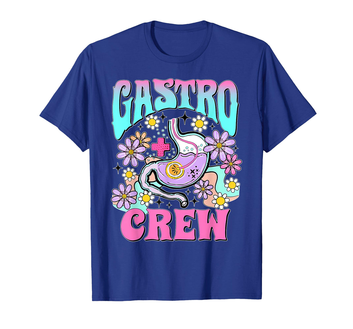 Medical Assistant Gastro Doctor Gastroenterology Retro Gastro Crew Gastroenterology Nurse Endoscopy Techs T-Shirt