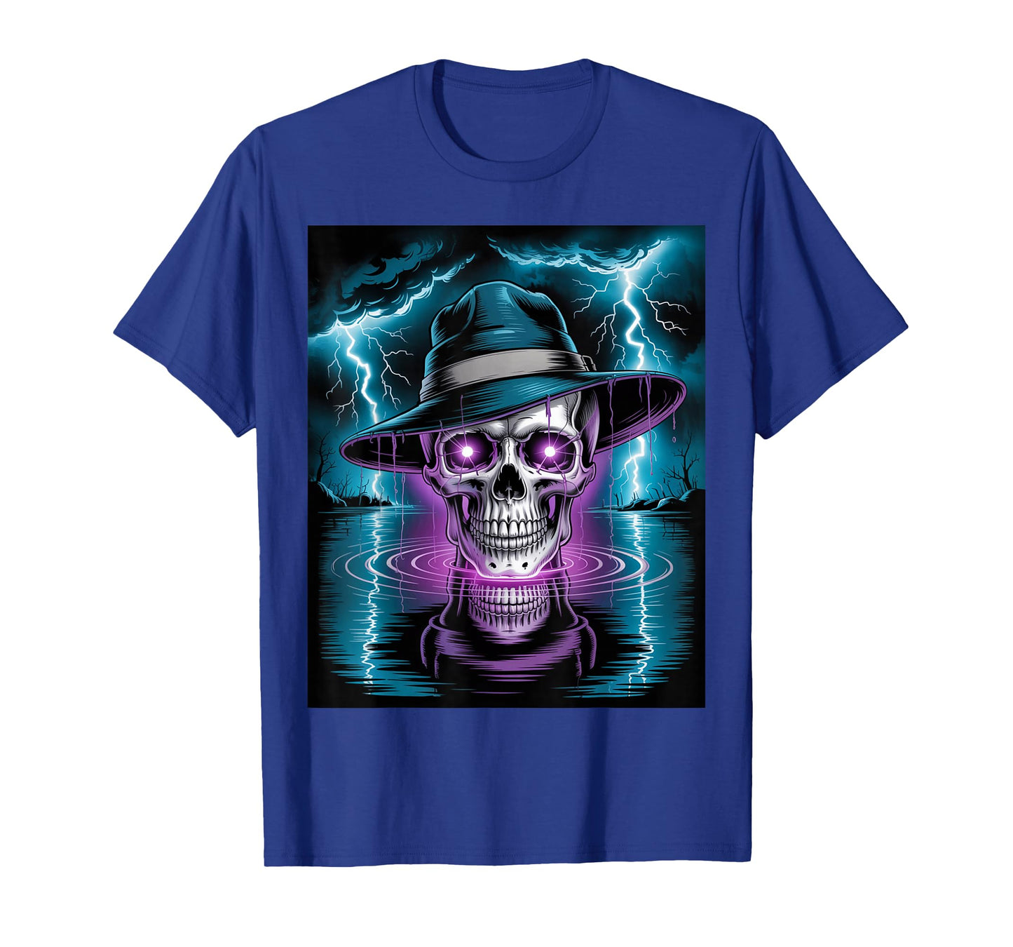 Spooky Skeleton Skull Dark Fantasy Horror Aesthetic Lovers T-Shirt