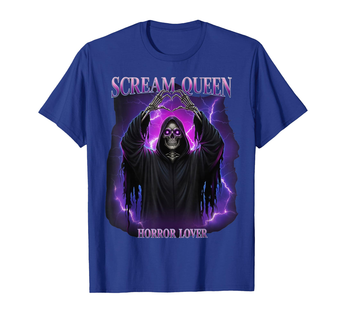 Horror Lover Skeleton Hunter Ghost Love Hands Halloween T-Shirt