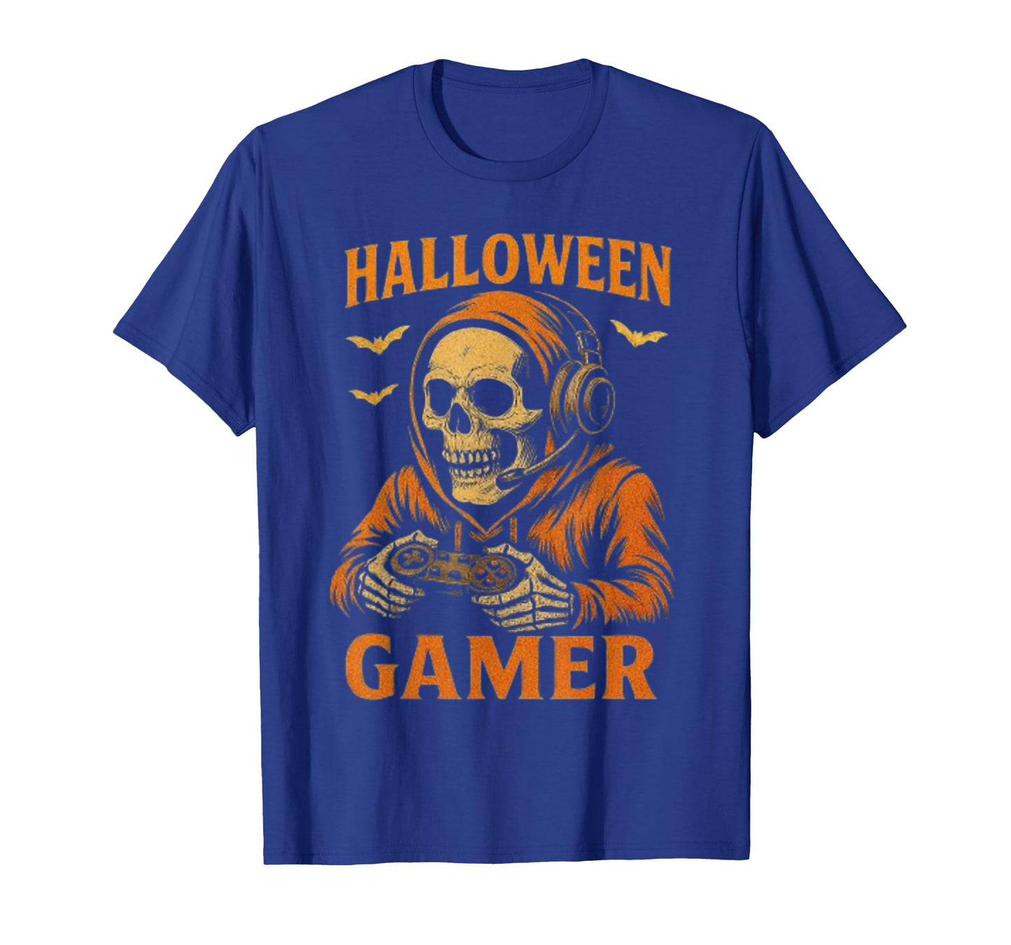 Video Game Pixel Skeleton Halloween Gamer Men Boy Kids T-Shirt