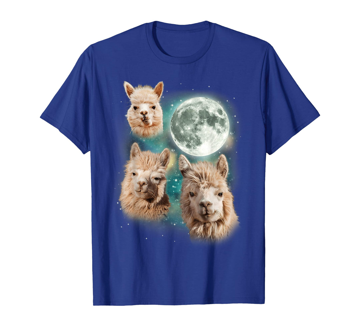 Three Alpacas Howling At The Moon | Alpaca Farm Owner Parody T-Shirt