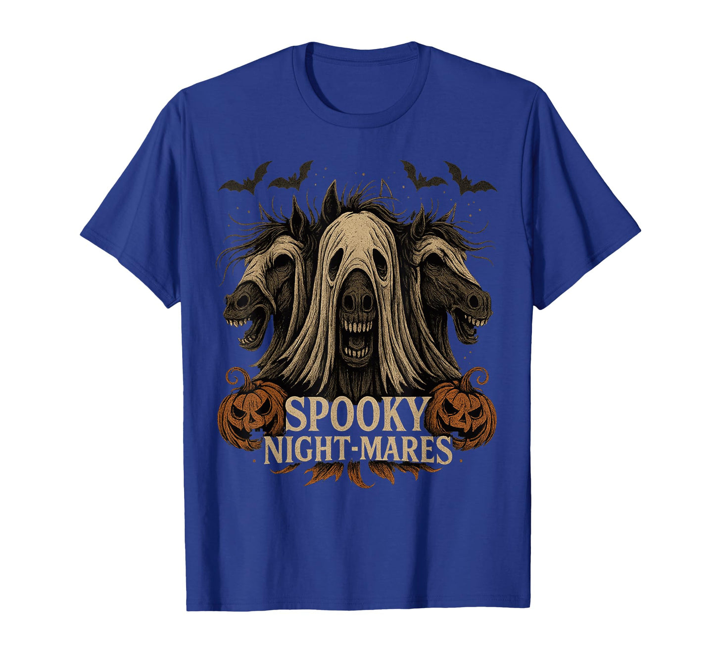 Spooky Night-Mares Halloween Spooky Season Funny Horses T-Shirt