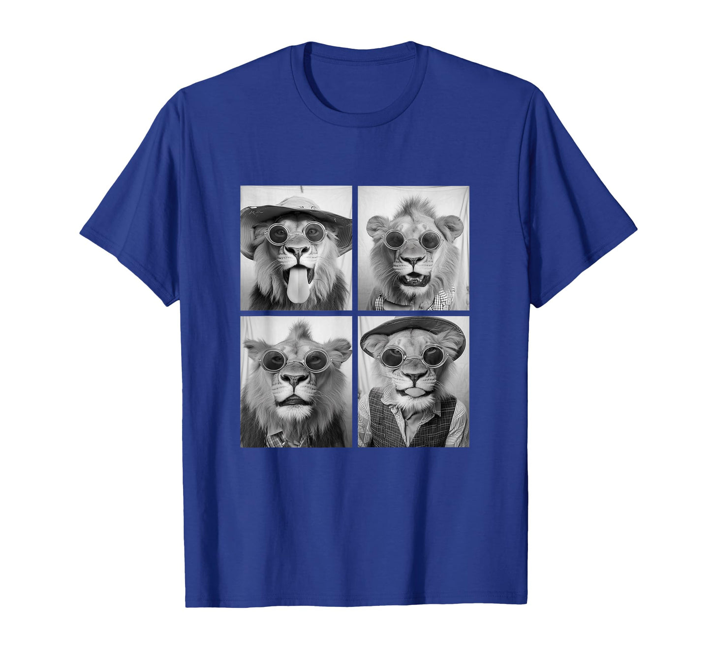 Funny Lions with Sunglasses Safari Animals African Zoo T-Shirt