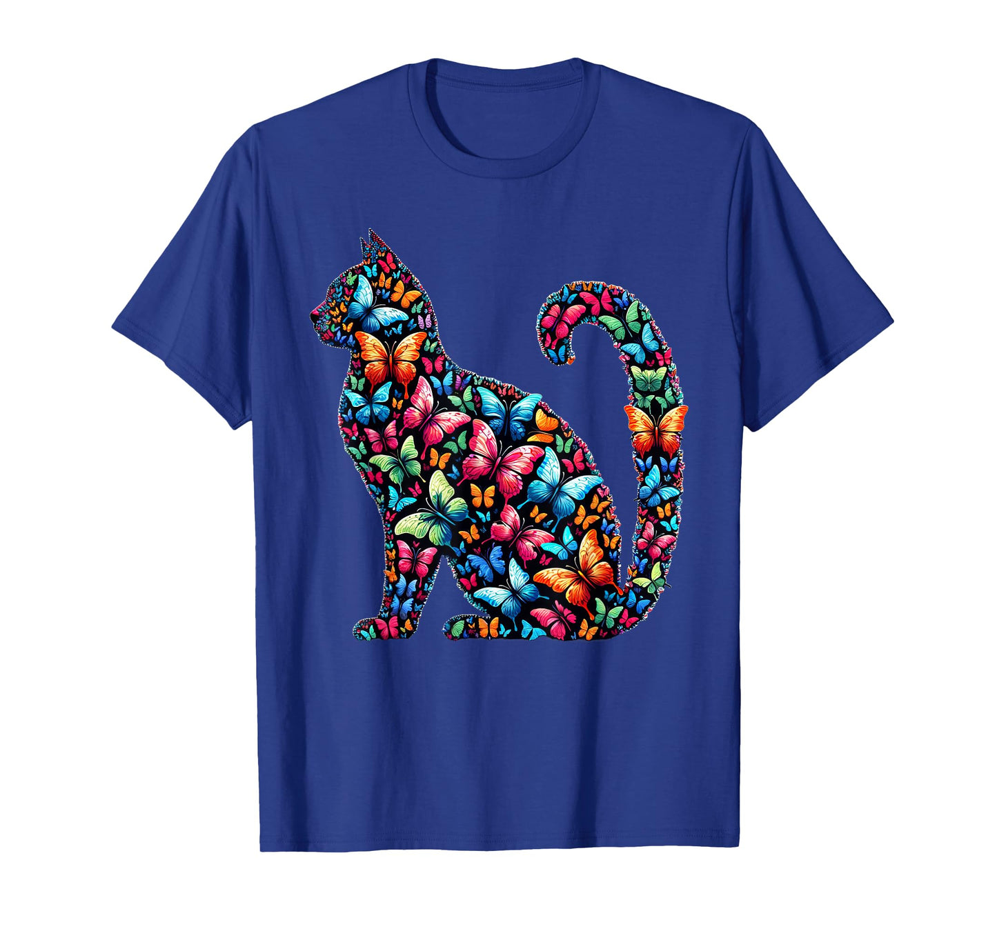 Butterfly Cat Kitten Beautiful Butterflies Cats Lover T-Shirt