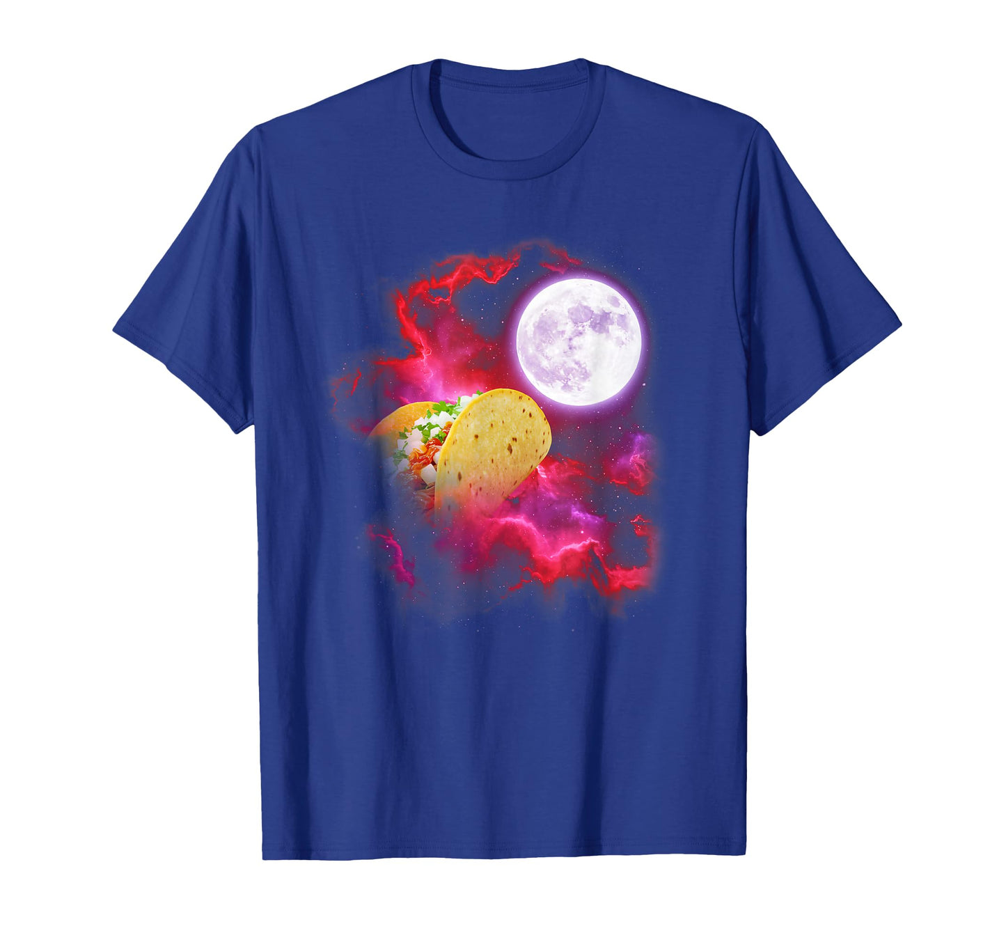 Taco Howling at The Moon Pink Purple T-Shirt