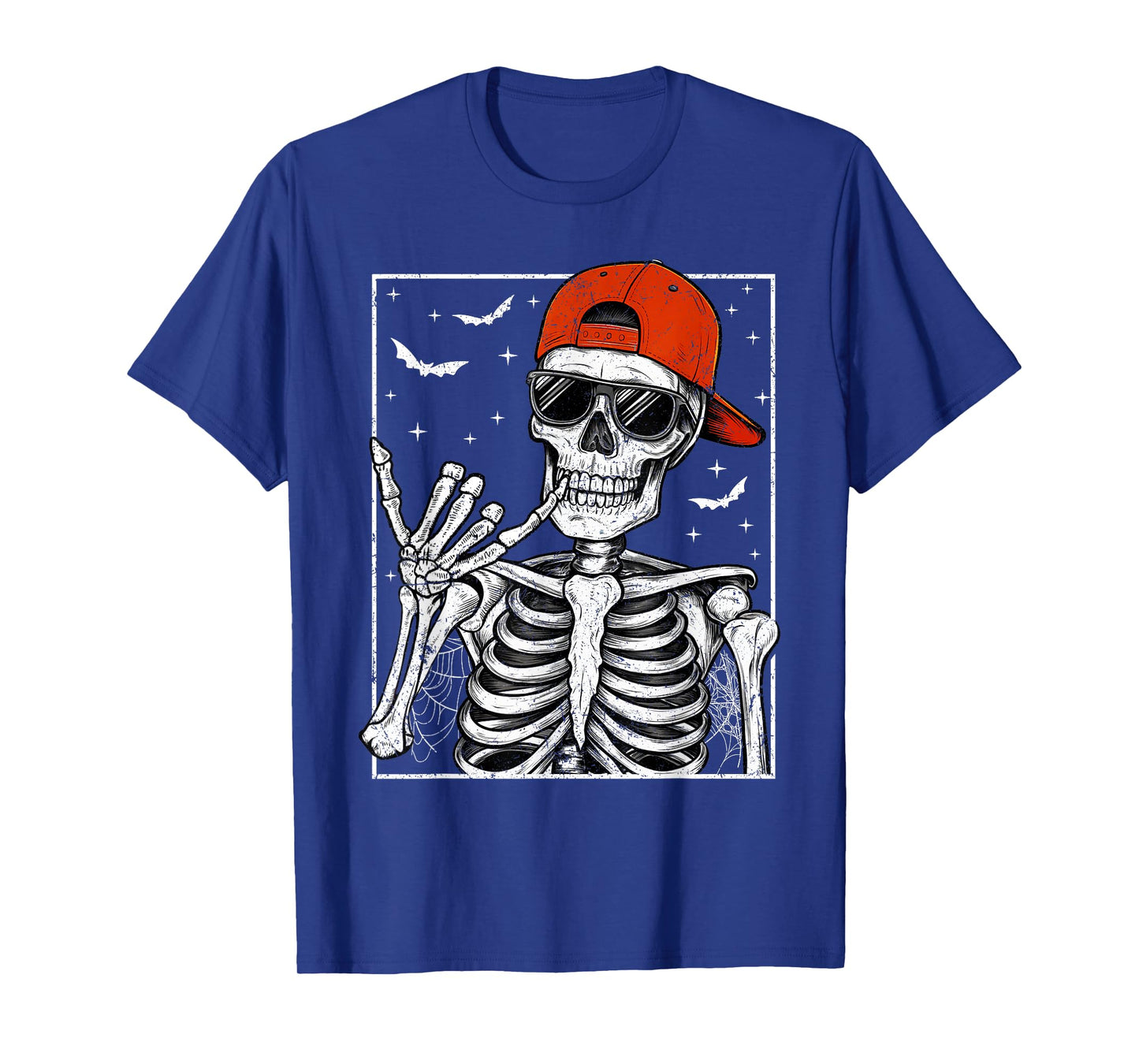 Skeleton Rock Hand Halloween Costume Cool Rock Music Rocker T-Shirt
