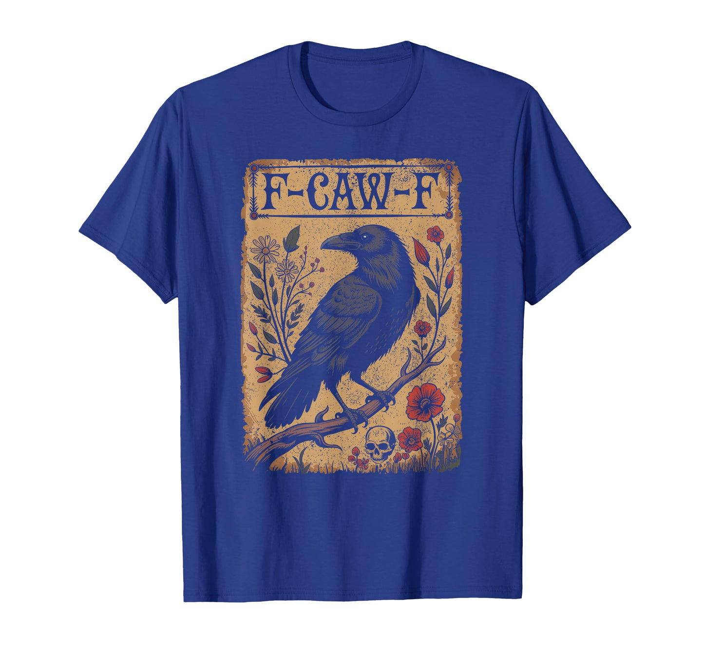 F-Caw-F Black Crow Funny Tee β Gothic Raven Halloween Art T-Shirt