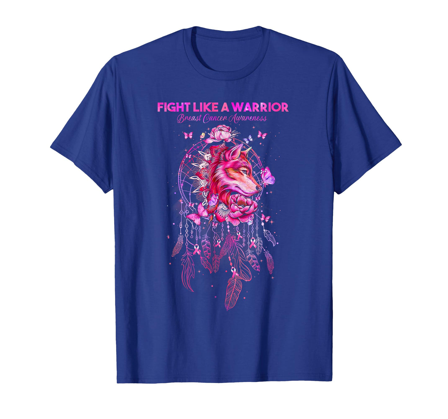 Fight Like a Warrior Breast Cancer Awareness Survivor Gifts T-Shirt