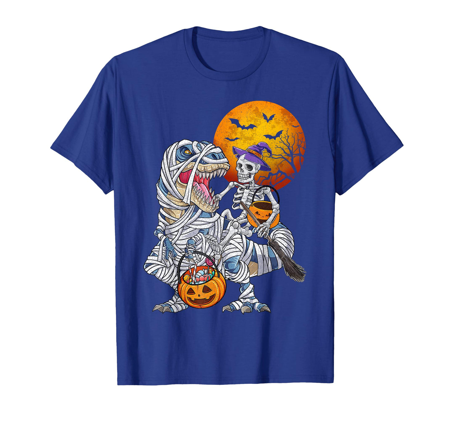 Mummy Riding Dinosaur- Ideas Hallowen Gifts & Apparel Funny T-Shirt