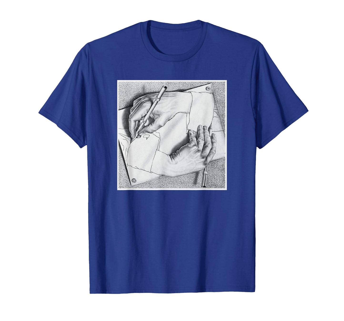 Drawing Hands Illusion Artwork T-Shirt