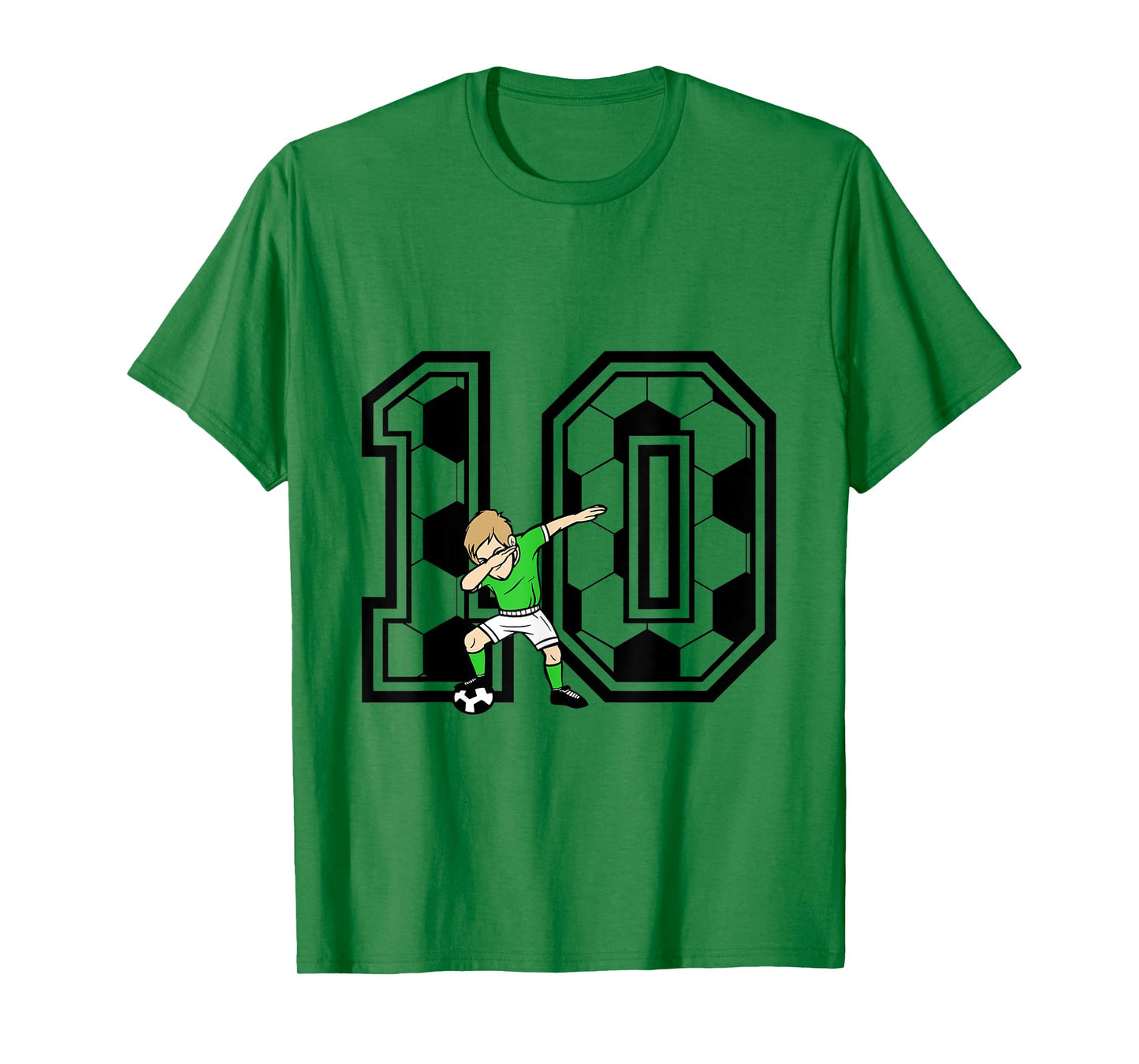 10th Birthday Boy Soccer Player 10 Years Old Boy T-Shirt
