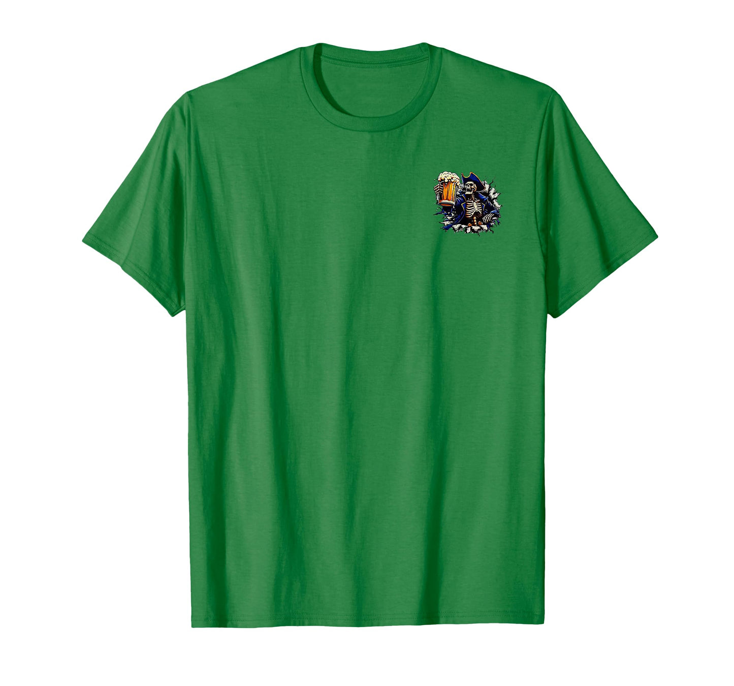 2 Side The Devil Whispered to Me I'm Coming for You Skeleton T-Shirt