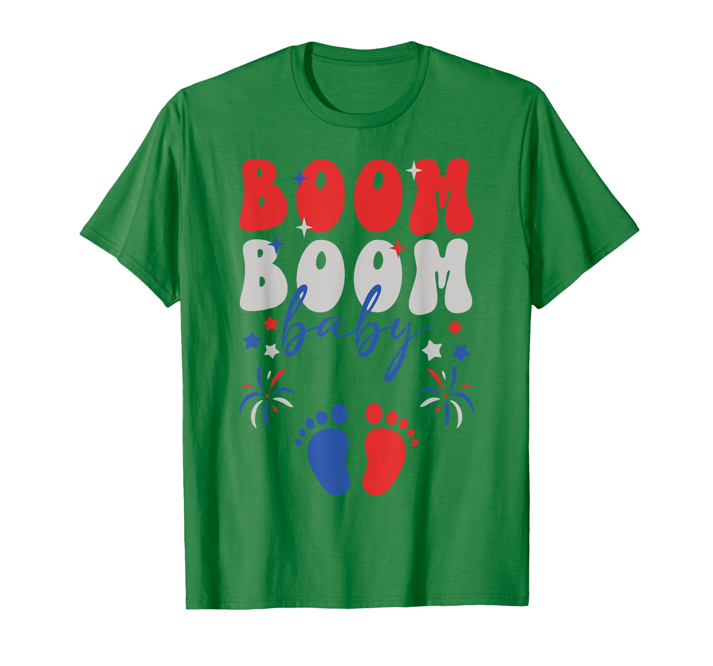 4th of July Baby Announcement 4th of July Pregnancy Reveal T-Shirt