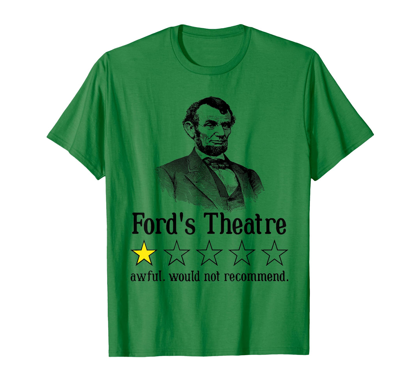 Abraham Lincoln Ford's Theatre Rating T-Shirt