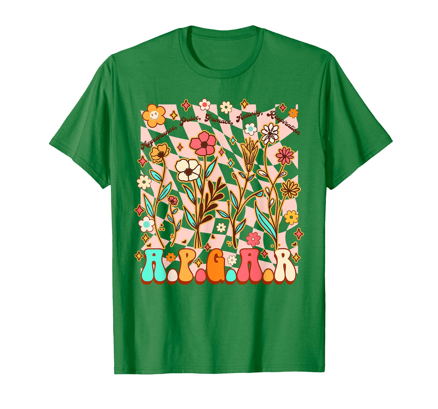 Appearance Pulse Midwife L&D Nurse Mother Baby Nurse APGAR T-Shirt