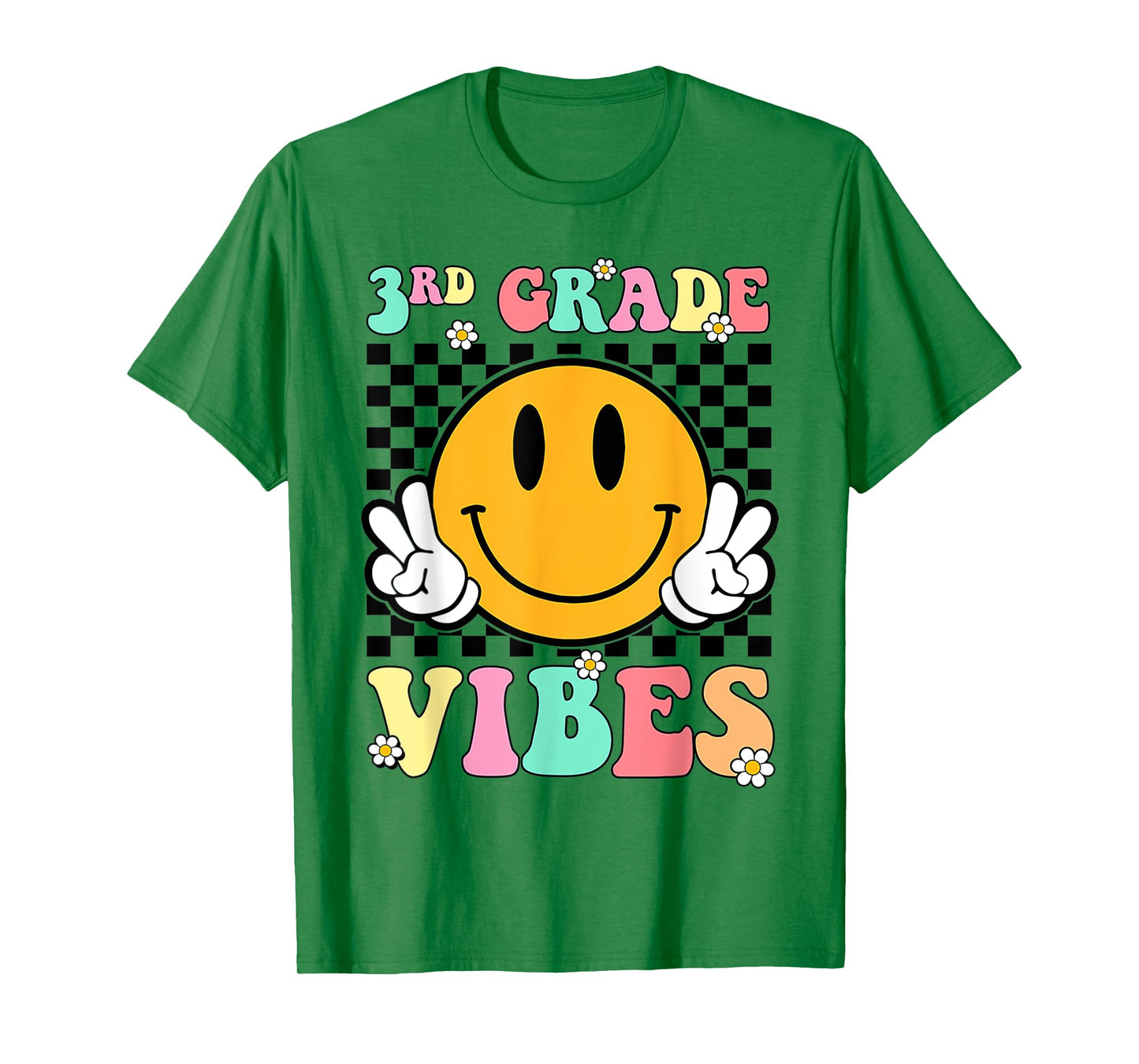 3rd Grade Vibes Back To School First Day Teachers Kids T-Shirt